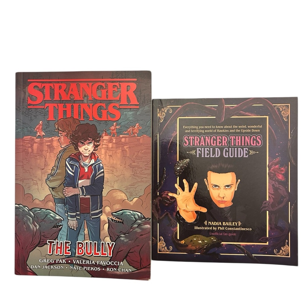 Stranger Things Graphic Novel & Field Guide: 2 Book Set Netflix Season 5 Finale